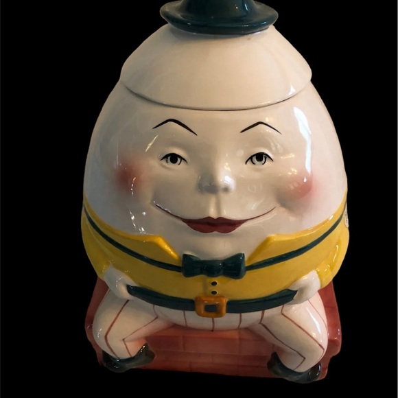 Vintage Kitchen Very Rare Clay Art Vintage Ceramic Humpty Dumpty